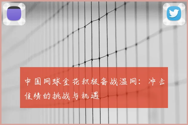 中国网球金花积极备战温网：冲击佳绩的挑战与机遇